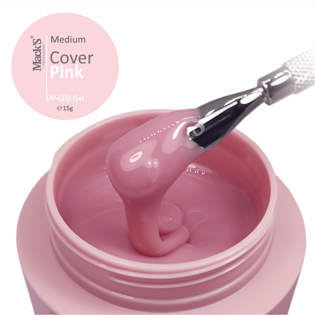 Gel Constructie Medium Cover Pink 15gr Macks - MCN-15 - Everin-GEL DE UNGHII / GEL DE CONSTRUCTIE ❤️ > Gel Constructie Macks