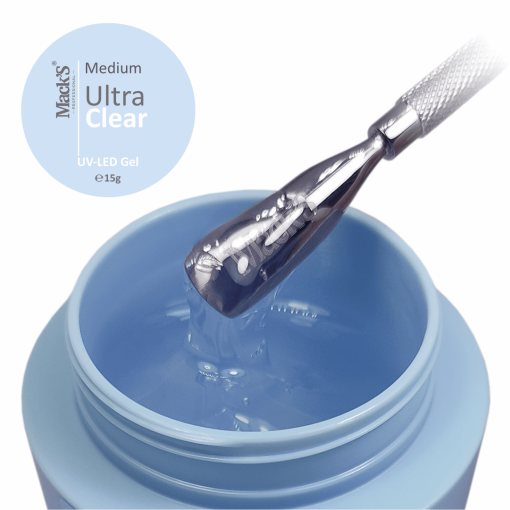 Gel Constructie Medium Ultra Clear 15gr Macks - DP15-MKS - EVERIN-GEL DE UNGHII / GEL DE CONSTRUCTIE ❤️ > Gel Constructie Macks