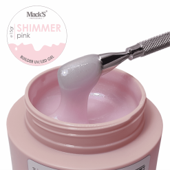 Gel Constructie Shimmer Pink 15ml Macks - SHP15-MKS - Everin.ro-GEL DE UNGHII / GEL DE CONSTRUCTIE ❤️ > Gel Constructie Macks