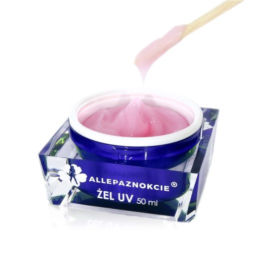 Gel UV Constructie- Jelly Milky Pink 50 ml Allepaznokcie - JMP50 - Everin.ro-GEL DE UNGHII / GEL DE CONSTRUCTIE ❤️ > Gel Constructie Allepaznokcie