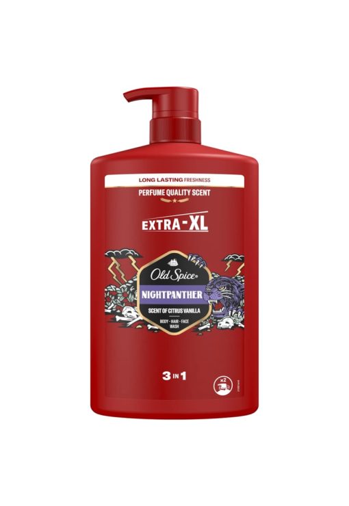 Gel de dus si sampon 3 in 1 pentru corp par si fata - 1000 ml-BARBATI-