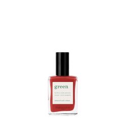 Green natural nail colour - poppy red 15 ml-Machiaj-Unghii  data-eio=