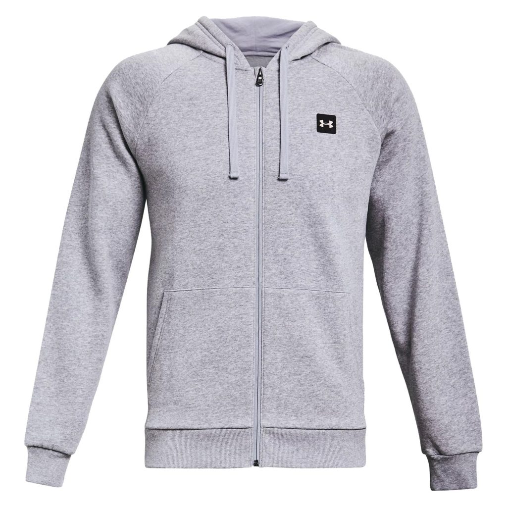 Hanorac UNDER ARMOUR pentru barbati RIVAL FLEECE FZ HOODIE - 1357111011-Imbracaminte-Hanorace