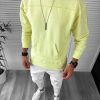 Hanorac barbati galben slim fit K151 i10-5-Hanorace