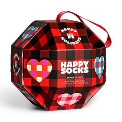 Happy Socks sosete Bauble Sock Gift Box culoarea rosu-Şosete