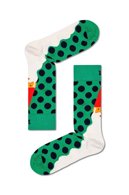 Happy Socks sosete Christmas culoarea verde-Şosete