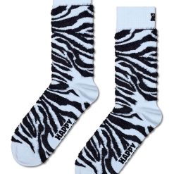 Happy Socks sosete Fluffy Zebra Sock P001306-Şosete