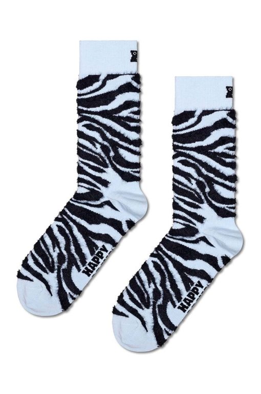 Happy Socks sosete Fluffy Zebra Sock P001306-Şosete