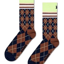 Happy Socks sosete Mixed Argyle Sock culoarea maro