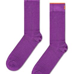 Happy Socks sosete Slinky Sock culoarea violet