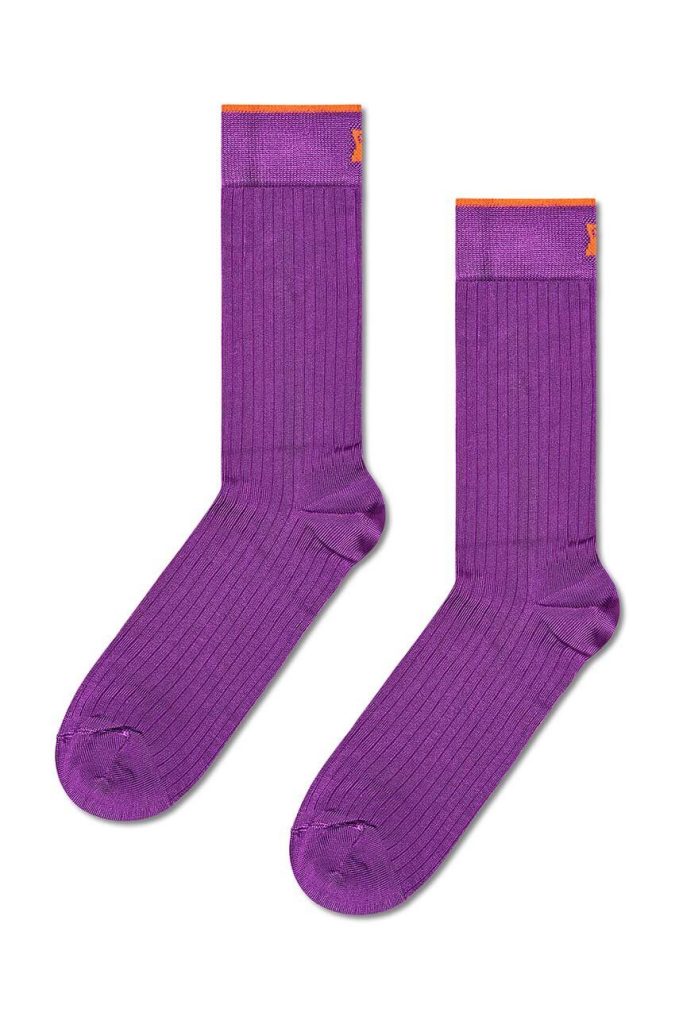 Happy Socks sosete Slinky Sock culoarea violet