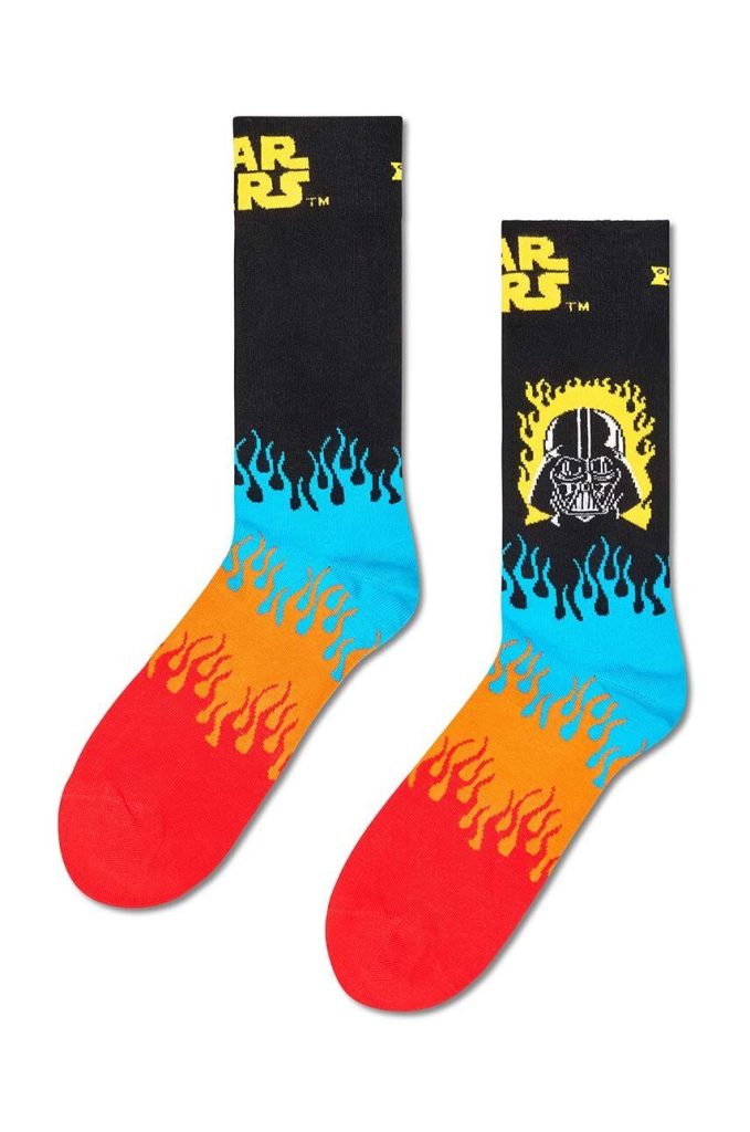 Happy Socks sosete x Star Wars Darth Vader Sock culoarea negru