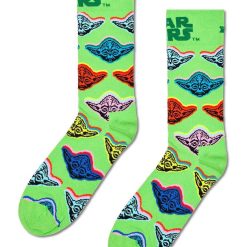 Happy Socks sosete x Star Wars Yoda Sock culoarea verde