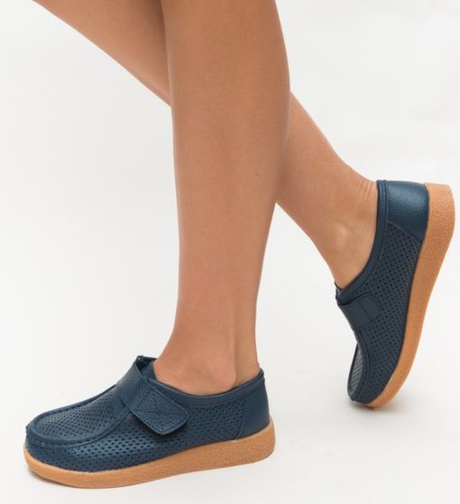 Mocasini Dambo Bleumarin-Casual-Mocasini dama