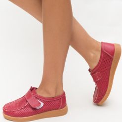 Mocasini Dambo Rosii-Casual-Mocasini dama