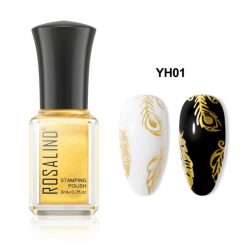 Oja pentru stampila Rosalind - YH01 Auriu - YH01 - Everin.ro-NAIL ART ❤️ > Matrite si oja stampila