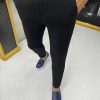 Pantaloni barbati casual negri 12292 F3-4-Pantaloni > Pantaloni casual