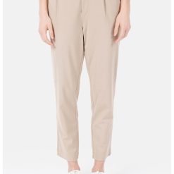 Pantaloni crop cu talie inalta-FEMEI-IMBRACAMINTE/Pantaloni si colanti