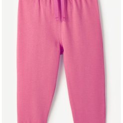 Pantaloni de trening din bumbac cu snur de ajustare-FETE-IMBRACAMINTE/Blugi