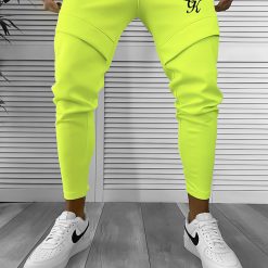 Pantaloni de trening neon silon conici 12374 46-4-Pantaloni > Pantaloni de trening