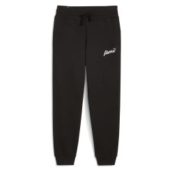 Pantaloni trening PUMA pentru femei ESS+ SCRIPT PANTS FL - 68153601-Imbracaminte-Pantaloni trening