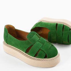 Pantofi Casual Anura Verzi-Casual-Casual