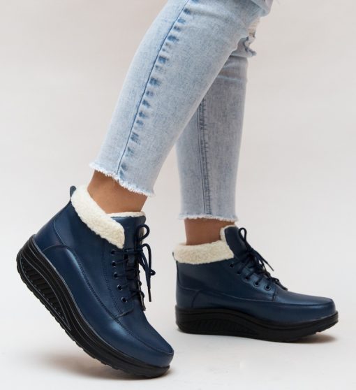 Pantofi Casual Blind Bleu 2-Casual-Pantofi casual