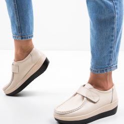 Pantofi Casual Groma Bej-Casual-Casual