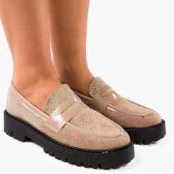 Pantofi Casual Kareem Bej 2-Casual-Casual