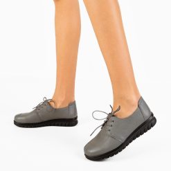 Pantofi Casual Leonates Gri-Casual-Pantofi casual