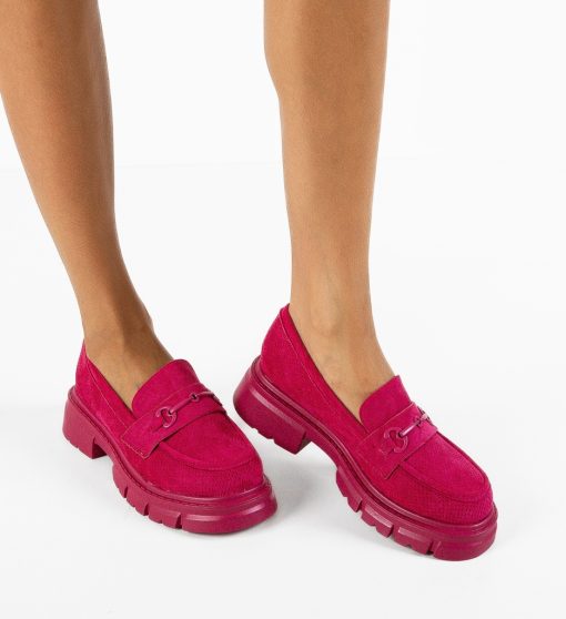 Pantofi Casual Luzia Fuchsia-Casual-Casual