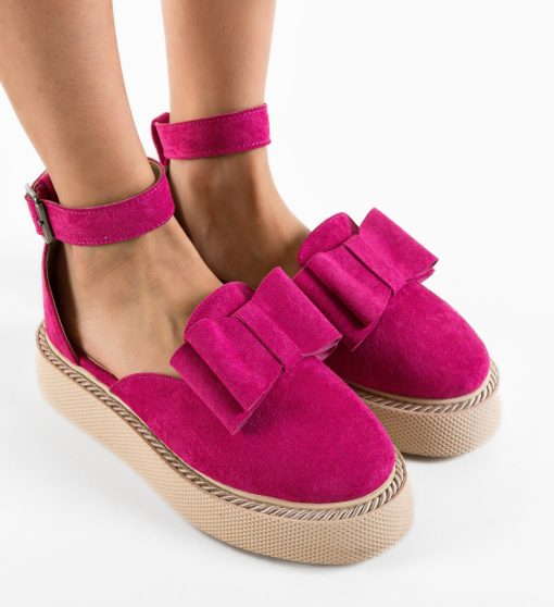 Pantofi Casual Marbo Fuchsia-Casual-Pantofi casual