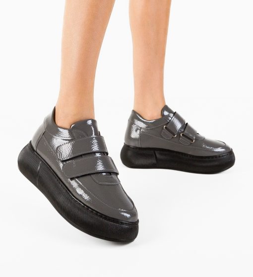 Pantofi Casual Mernera Gri-Casual-Casual