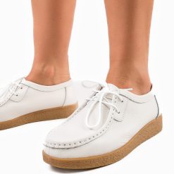 Pantofi Casual Neca Albi-Casual-Pantofi casual