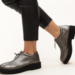 Pantofi Casual Nikolo Gri-Casual-Pantofi casual