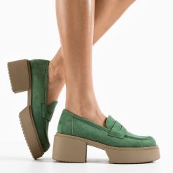 Pantofi Casual dama Atein Verde-Casual-Casual