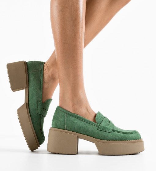 Pantofi Casual dama Atein Verde-Casual-Casual