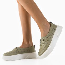 Pantofi Casual dama Darya Khaki-Casual-Casual