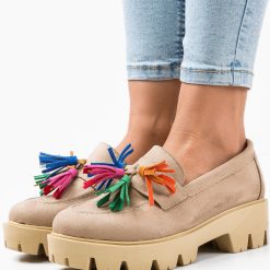 Pantofi Casual dama Kuciure Bej-Casual-Casual