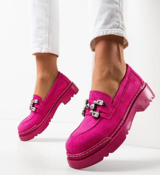 Pantofi Casual dama Maraya Fuchsia-Casual-Casual