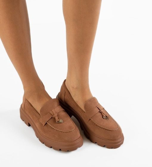 Pantofi Casual dama Valya Camel-Casual-Casual