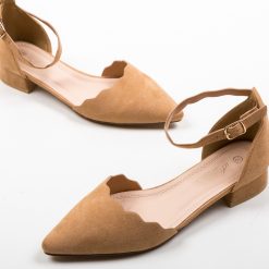 Pantofi Wood Camel 3