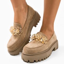 Pantofi casual dama Scarlett Khaki-Casual-Casual