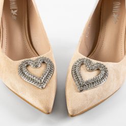 Pantofi cu toc Aquazar Bej 2