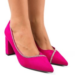 Pantofi cu toc Bavalka Fuchsia-Pantofi cu toc-Pantofi cu toc