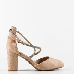 Pantofi cu toc Santos Bej 3