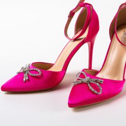 Pantofi cu toc Suja Fuchsia-Pantofi cu toc-Pantofi cu toc