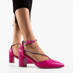 Pantofi cu toc Zayat Fuchsia-Pantofi cu toc-Pantofi cu toc