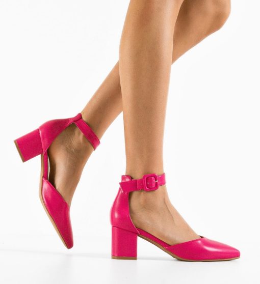 Pantofi dama Anerose Fuchsia-Pantofi cu toc-Pantofi cu toc