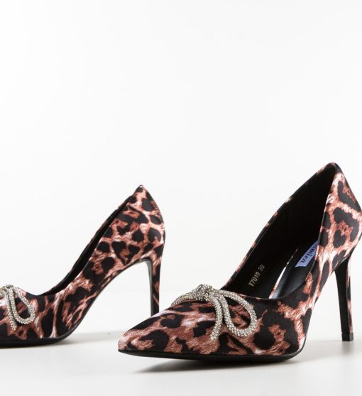 Pantofi dama Arwen Animal Print-Pantofi cu toc-Pantofi cu toc